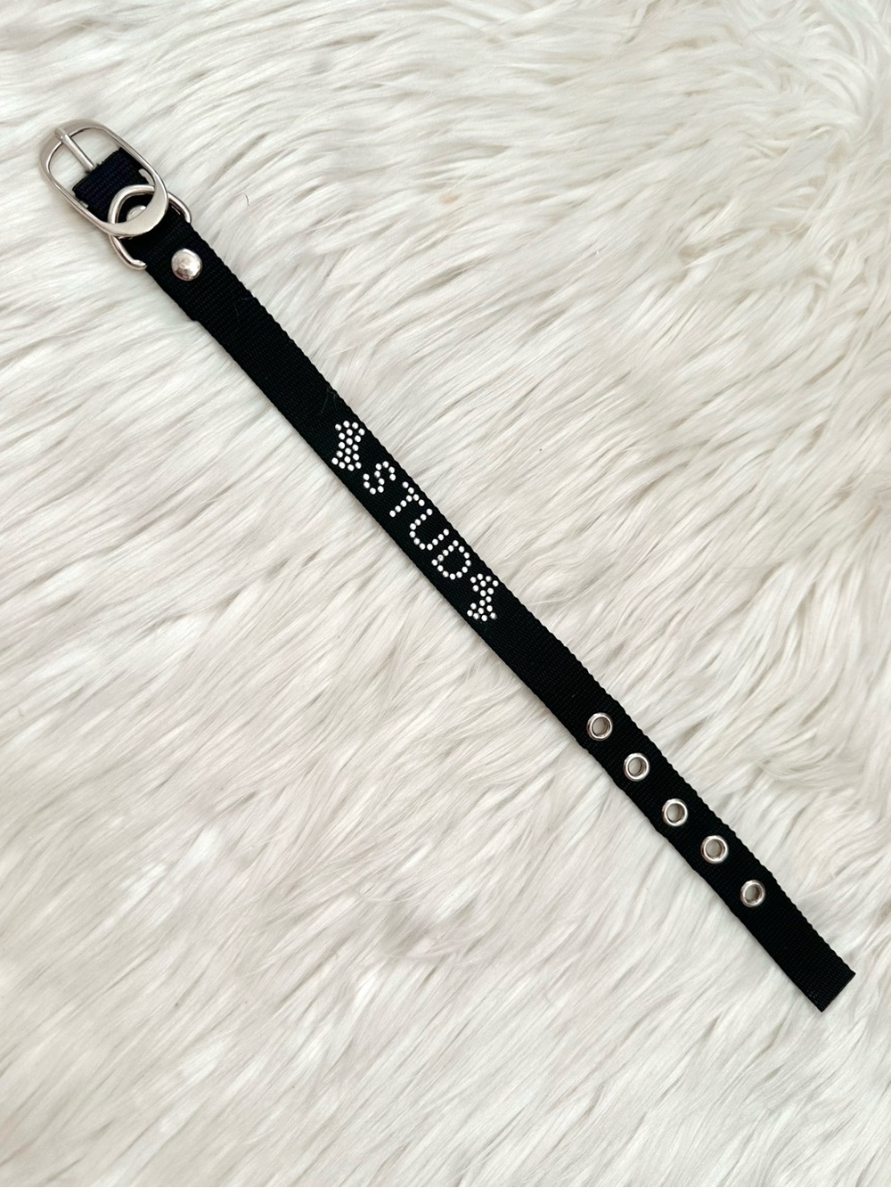 BLACK PET COLLAR